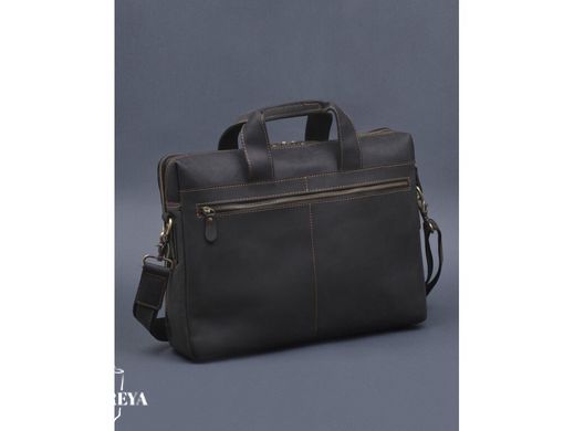 Мужская кожаная сумка Tiding Bag 7167A черный