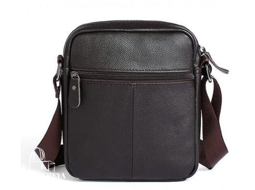 Мужской кожаный черный мессенджер Tiding Bag A25-223