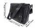 Мужской кожаный черный мессенджер Tiding Bag 6046 4
