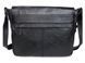 Мужской кожаный черный мессенджер Tiding Bag 6046 6