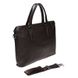 Мужская кожаная сумка для ноутбука Borsa Leather k19152-1-black черный 4