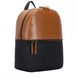 Рюкзак женский кожаный Smith & Canova 92901 Francis (Black-Burgundy) 2