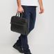 Сумка для ноутбука мужская кожаная Ricco Grande K17522-3-black 6