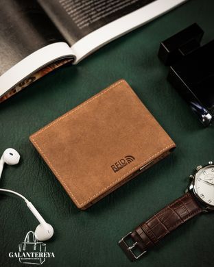 Зажим для денег мужской кожаный Peterson PTN N78 2-1-1
