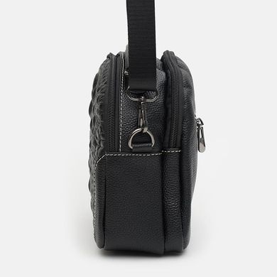 Сумка женская кожаная Keizer K12208bl-black черная