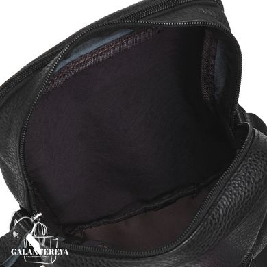 Мессенджер мужской кожаный Borsa Leather K11025-black