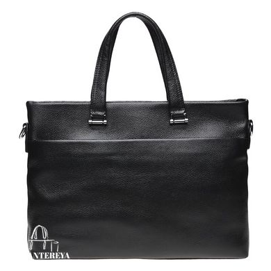 Мужская кожаная сумка для ноутбука Keizer K19156-1-black черный