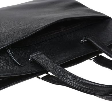 Мужская кожаная сумка для ноутбука Keizer K19156-1-black черный