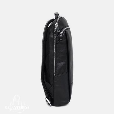 Рюкзак мужской кожаный Ricco Grande K16475bl-black