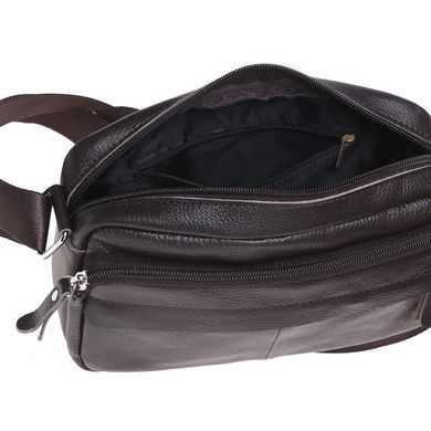 Сумка мужская кожаная Borsa Leather k1t823-brown