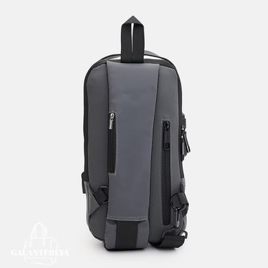 Сумка-слинг через плечо мужская Monsen C1BLH626bl-black черная