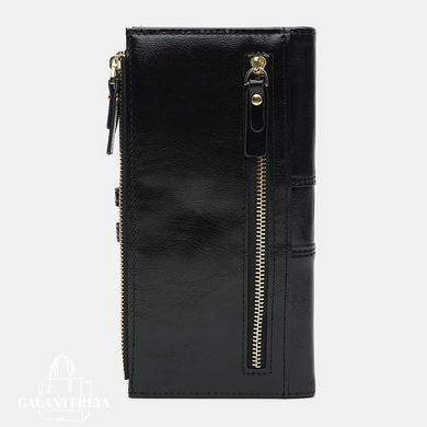Женский кожаный кошелек Horse Imperial k18222bl-black черный