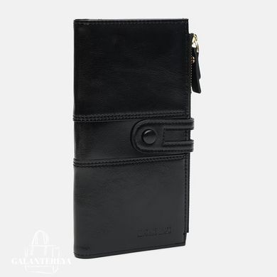 Жіночий шкіряний гаманець Horse Imperial k18222bl-black чорний