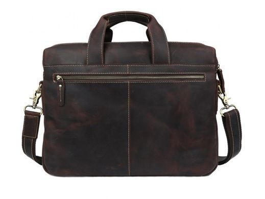 Мужская кожаная сумка Tiding Bag 7167A черный