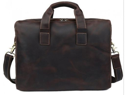 Мужская кожаная сумка Tiding Bag 7167A черный