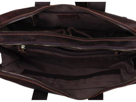 Мужская кожаная сумка Tiding Bag 7167A черный