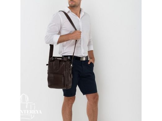 Мужская кожаная сумка мессенджер Tiding Bag 7266
