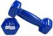 Гантели для фитнеса виниловые 1 кг 2 шт набор FORTE GO DO GD1B синий