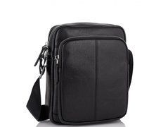 Чоловічий шкіряний месенджер Tiding Bag NA50-069A чорний