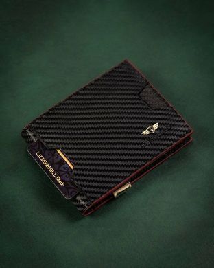 Зажим для денег мужской кожаный Peterson PTN N78-CA