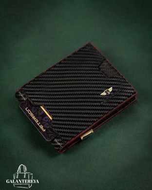Зажим для денег мужской кожаный Peterson PTN N78-CA