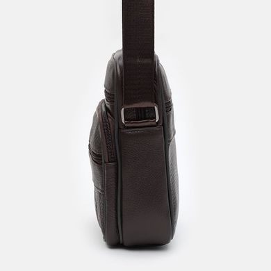 Сумка через плечо мужская кожаная Keizer K18360br-brown коричневая