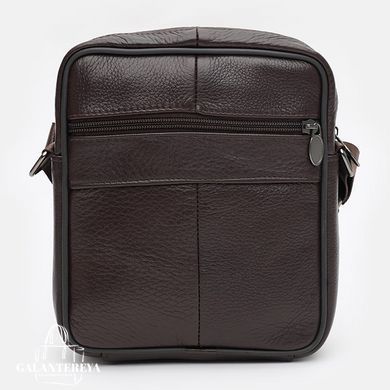 Сумка через плечо мужская кожаная Keizer K18360br-brown коричневая
