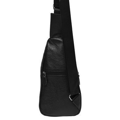Сумка слинг мужская (однолямочный рюкзак) кожаный Borsa Leather K1330