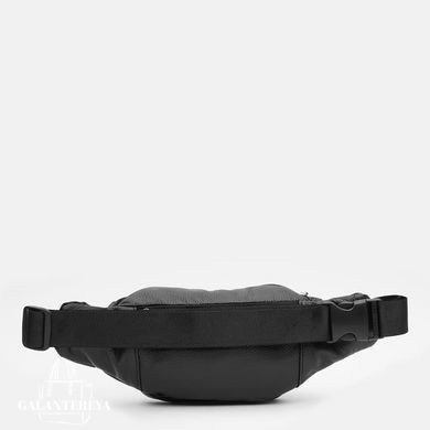 Сумка на пояс мужская кожаная Ricco Grande K16292bl-black