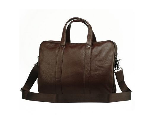 Мужская кожаная сумка для ноутбука Tiding Bag 201LB коричневый