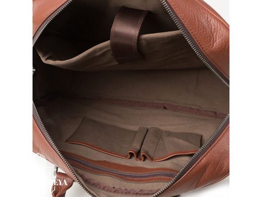 Мужская кожаная сумка для ноутбука Tiding Bag M47-22685-1C коричневый