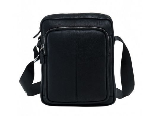 Чоловічий шкіряний месенджер Tiding Bag NA50-069A чорний
