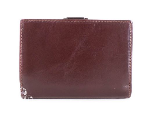 Женский кожаный кошелек с зеркалом WANLIMA (ВАНЛИМА) W500432708-brown