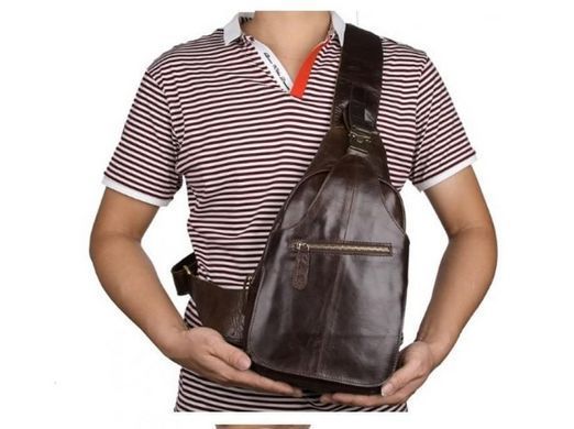 Мужская кожаная сумка-рюкзак TIDING BAG 2467C