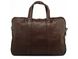 Мужская кожаная сумка для ноутбука Tiding Bag 201LB коричневый 3