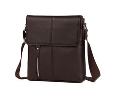 Мужской кожаный коричневый мессенджер Tiding Bag Tiding Bag A25-238