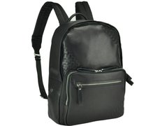 Мужской кожаный рюкзак Tiding Bag B3-1746A черный