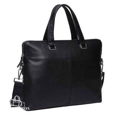 Чоловіча шкіряна сумка для ноутбука Keizer K19158-1-black чорний