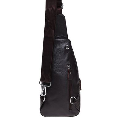 Сумка слінг чоловіча (однолямковий рюкзак) шкіряний Borsa Leather K16603