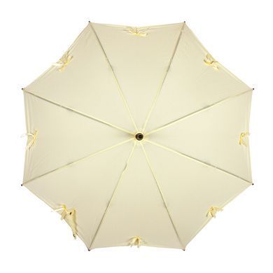 Зонт-трость женский механический Fulton L908 Kensington UV Beige (Бежевый)