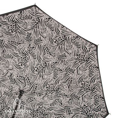 Зонт-трость женский полуавтомат Fulton Bloomsbury-2 L754 Black, flowers (Черный, цветы)