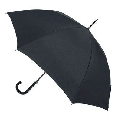 Зонт-трость женский полуавтомат Fulton Bloomsbury-2 L754 Black, flowers (Черный, цветы)