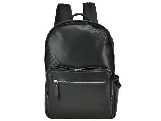 Чоловічий шкіряний рюкзак Tiding Bag B3-1746A чорний