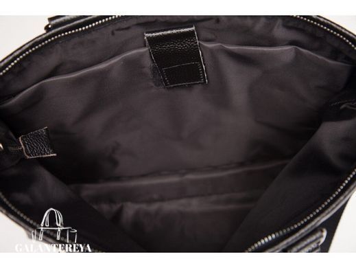 Мужская кожаная сумка для ноутбука Tiding Bag M38-9177-2A черный