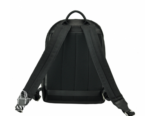 Мужской кожаный рюкзак Tiding Bag B3-1746A черный