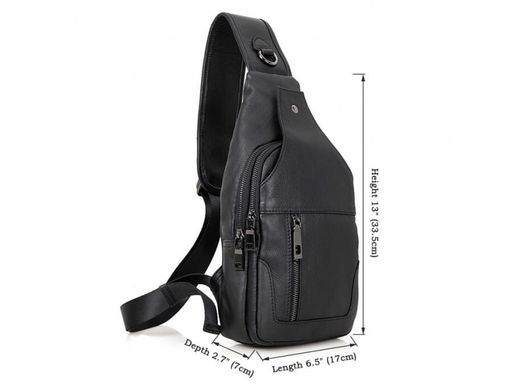 Мужской кожаный рюкзак Tiding Bag 4004A