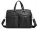 Кожаная мужская сумка для ноутбука Royal Bag RB-018A черный 3
