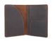 Кожаная обложка для паспорта Tiding Bag 8435R коричневый 3