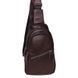 Сумка слинг мужская (однолямочный рюкзак) кожаный Borsa Leather K1330 1