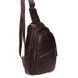 Сумка слинг мужская (однолямочный рюкзак) кожаный Borsa Leather K1330 2